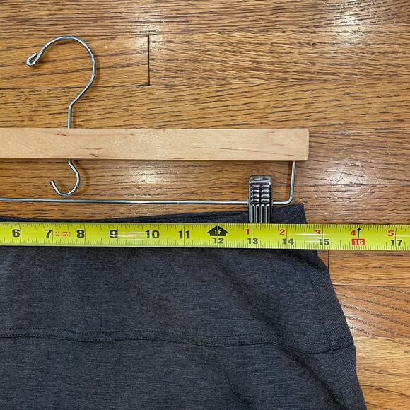 Royal Robbins Gray Knit Mini Skirt Women's Sz XS Rayon Blend Pockets Stretch - Picture 7 of 10